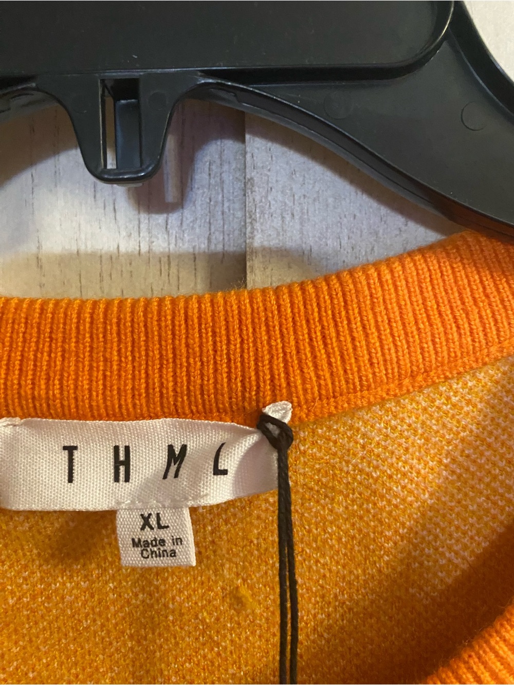 THML Colorblock Short Sleeve Sweater Top - Yellow, Pink, Orange, Navy & Cream - Picture 2 of 3